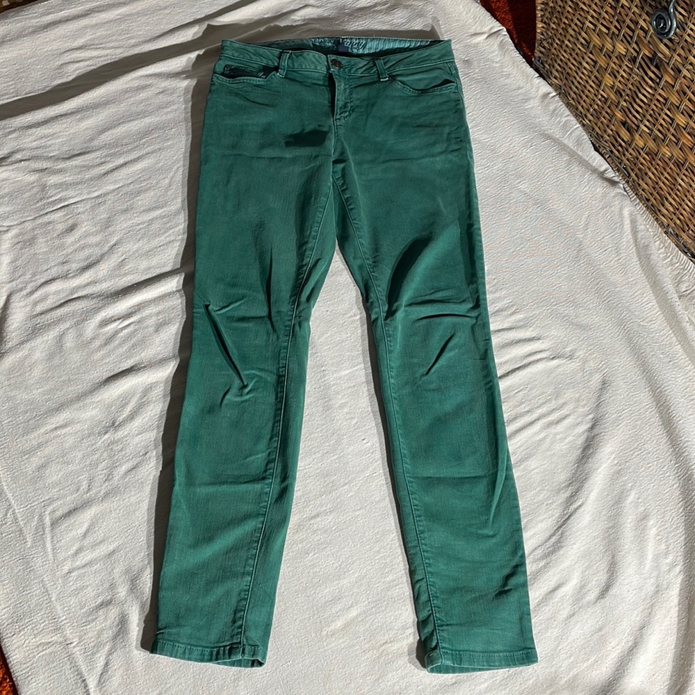 Tommy Hilfiger green classic skinny size 8 jeans